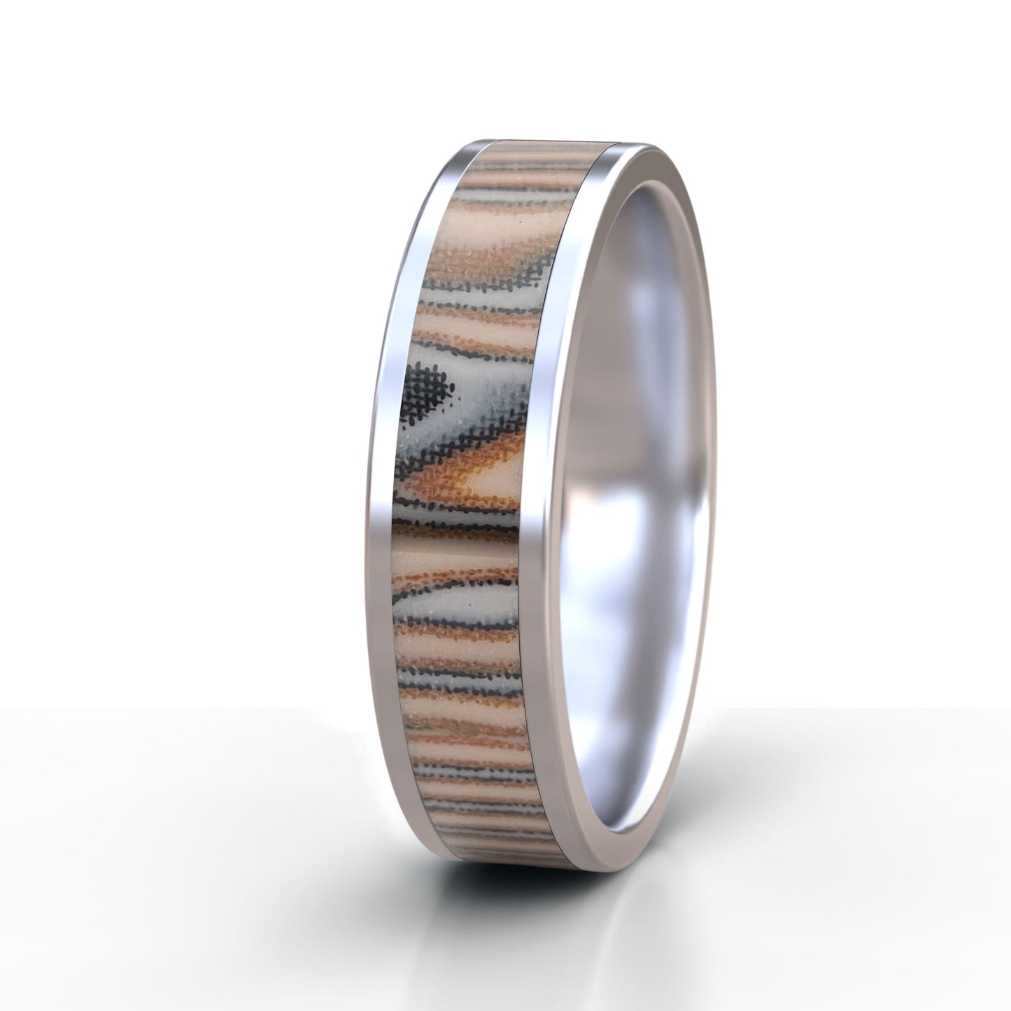 Engineered Material Ring - Glitch - Stainless Steel