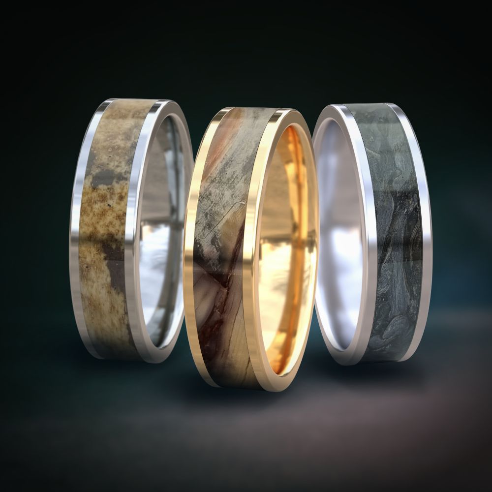 Exotic Inlay Rings – bezalelatelier