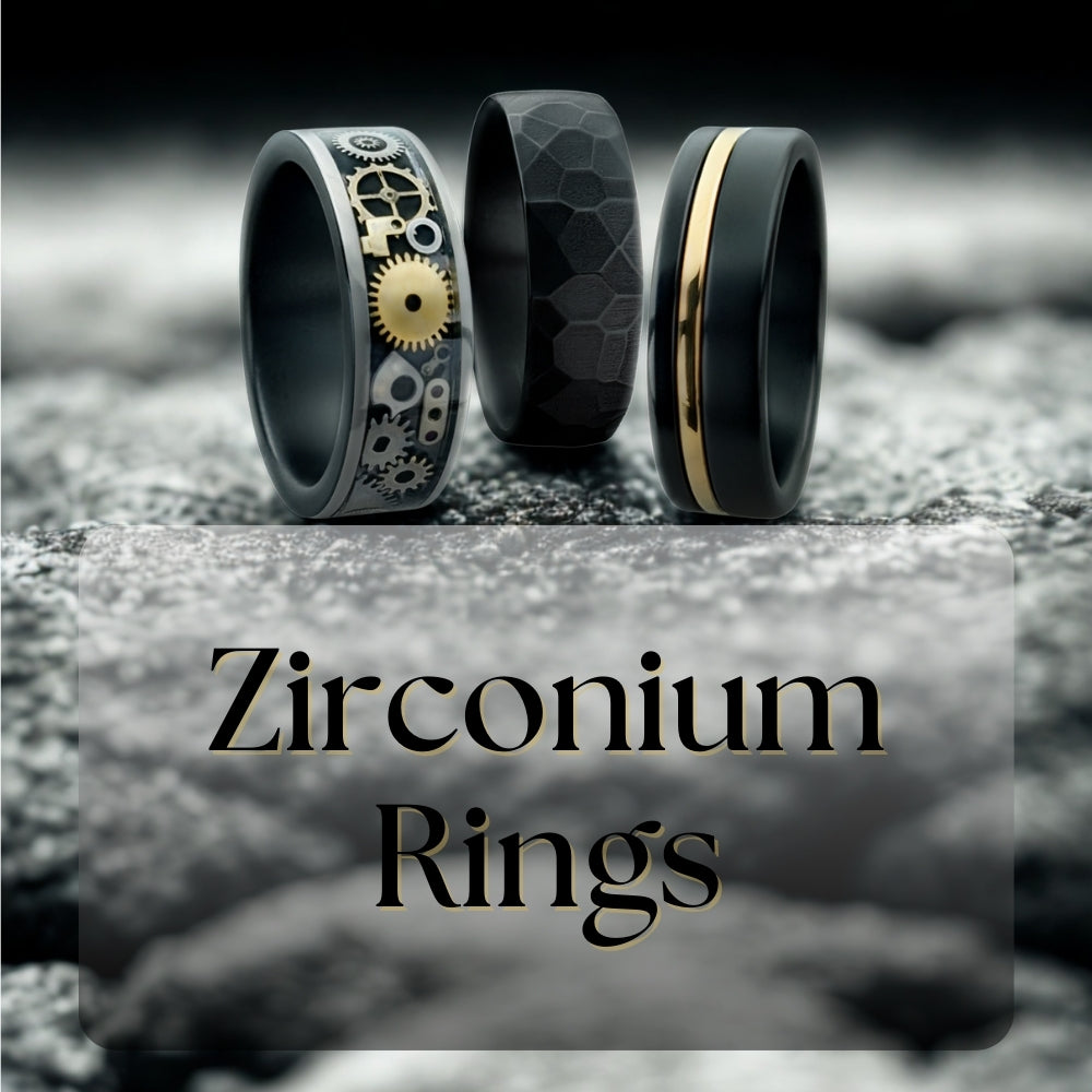 Zirconium Men’s Rings