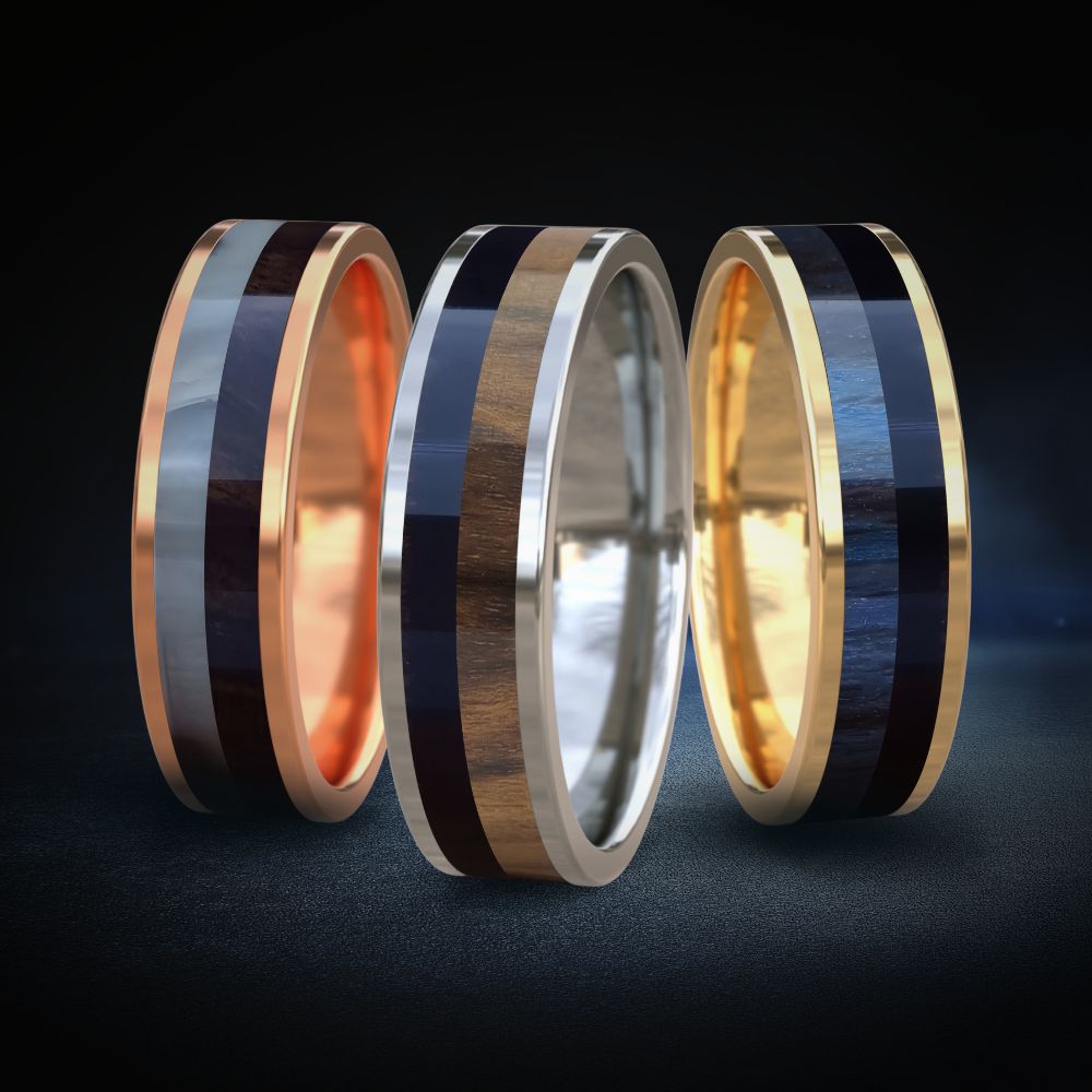 Exotic Inlay Rings – bezalelatelier