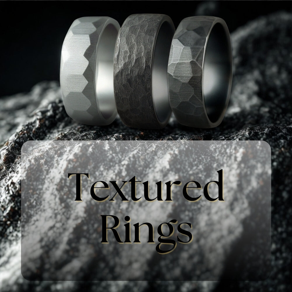 Textured Men’s Rings – Bezalel