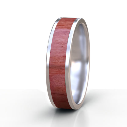 Stainless Steel Ring with Wood Inlay Design Archive