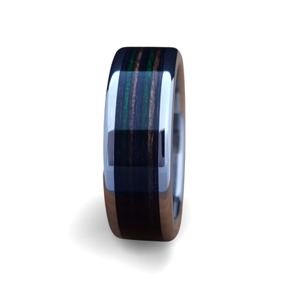 Dymond Wood Ring - Stainless Steel Design Archive