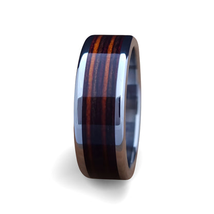 Dymond Wood Ring - Stainless Steel Design Archive