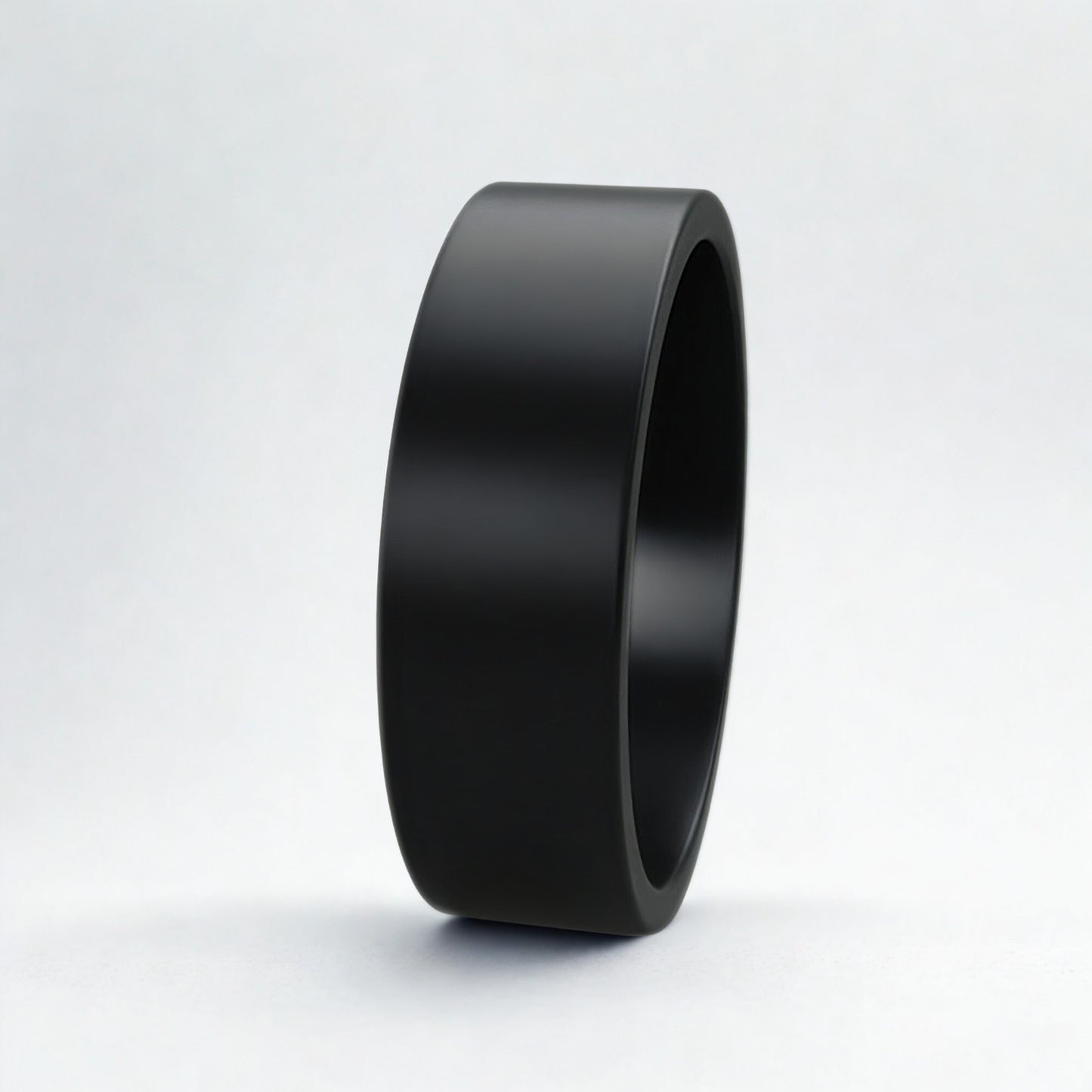 Black Zirconium Smooth Band